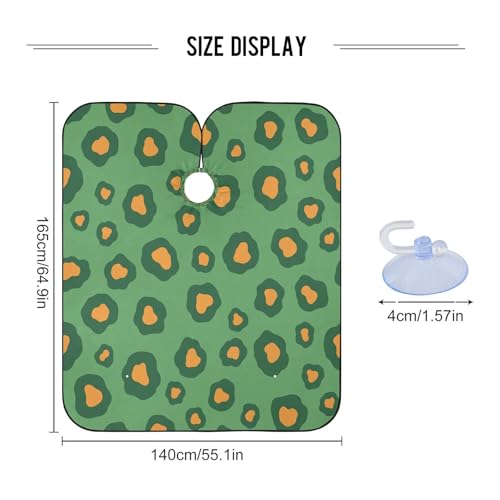 Capa Profesional Impermeable para Corte de Cabello Leopard Spots miniatura 3