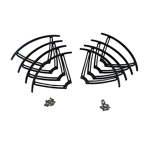 Blomiky 8 Pack Propeller Protector Guards for JJPRO X5 MJX Bugs5W B6 B6F B6FD B5W B8 Pro and Conixo F20 Racing Quadcopter Drone B6 Blades Frame 2 Sets