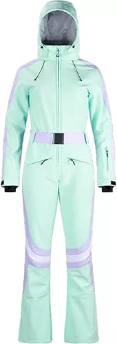 SJYDQ - Overol grueso para mujer, overol de esquí para exteriores, snowboard y esquí (color D, talla L)