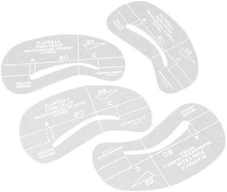 AKORD 4 x Eyebrow Stencils Kit
