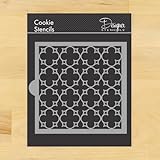 Parisian Lattice Allover Cookie and Craft Stencil by Designer Stencils