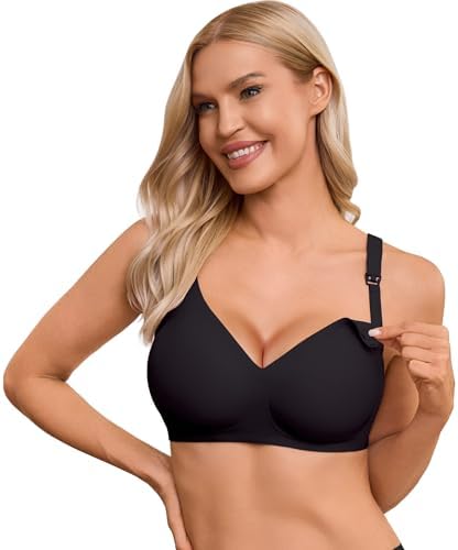 Nursing Bras for Breastfeeding & Maternity Ultra-Soft Seamless Wireless Support 24/7 Comfort for Pregnancy Nursing Sleep