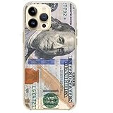 MYPOWR Compatible with iPhone 14 Case One Hundred Dollar Bill Money for iPhone 14 Soft TPU Silicone Fit Protective Phone Case Cover (iPhone 14)