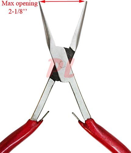 Round Nose 5-1/2'' Double Spring Beading Plier Headpin Curling Bending Wire work