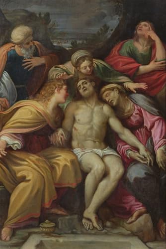 Impresión sobre lienzo de alta calidad Compianto di Cristo para una decoración sofisticada