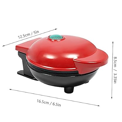 Herzform Waffeleisen, Waffeleisen Kleiner Waffelmaker Mini Waffeleisen Herzform mit Antihaftbeschichtung, Elektrischer Kuchen Hersteller für Pfannkuchen – Bild 5