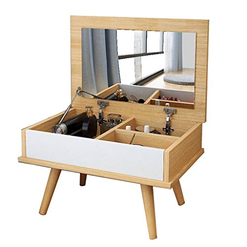 Tocador Mini tocador de Dormitorio Plegable Multifuncional Individual (Color de Registro) Cover