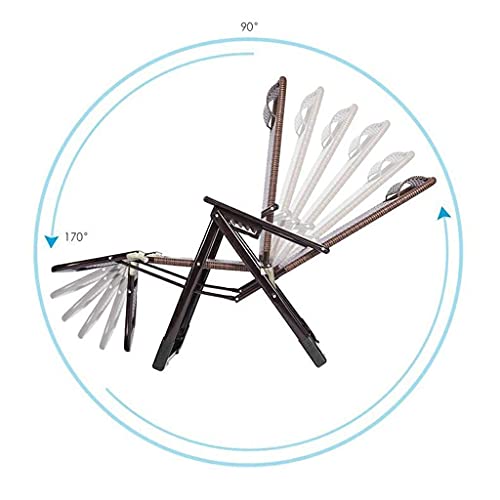 Chaise inclinable pliante zero gravity et grand transat de plage confortable
