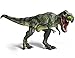 SIMREX Tyrannosaurus Rex Toy for Kids, Dinosaur Toys for Children, Lifelike Dinosaur Model with Movable Jaw, T-Rex Character in The Movie - Green