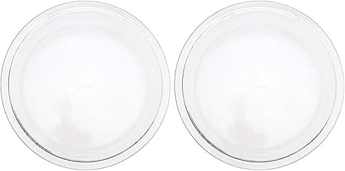 Miniatura 2 de SUPREME BOX - Plato de vidrio para hornear de 9 x 1.2 pulgadas, paquete de 2, 5.2, transparente, paquete de 2 pulgadas