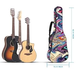 Étui rembourré pour guitare acoustique classique Motif fleurs Violet/jaune foncé, Multicolore 07, 42.9×16.9×4.7 in… - Les Beatles, Paul McCartney, John Lennon, RIngo Starr, George Harrison Étui rembourré pour guitare acoustique classique Motif fleurs Violet/jaune foncé, Multicolore 07, 42.9x16.9x4.7 in… – Image 5