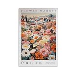 GQVCJSW Poster auf Leinwand, Motiv: Griechische Insel, 