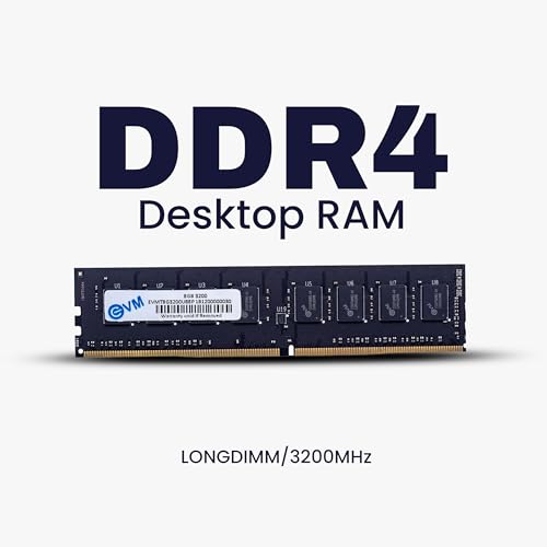 Image of EVM 8GB DDR4 Desktop RAM 3200MHz - Unleash Your System's Full Potential - Perfect for Gamers, Office Work, and More - 10 Year Warranty (EVMT8G3200U88P)