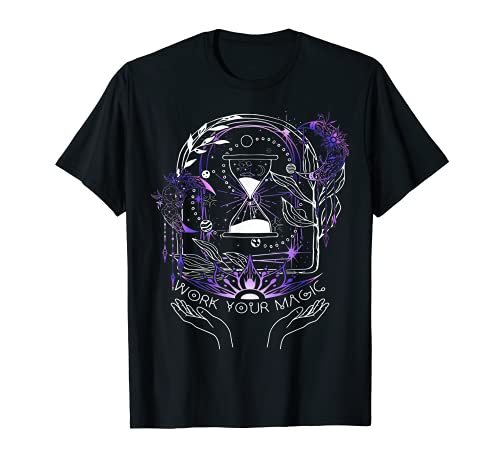 Sorcellerie Soleil Céleste Lune Sorcière Magique Wiccan T-Shirt