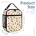 NAKOCO Lunch Bag for Men/Women,Eggs Tomatoes Salami Leaves Reusable Lunchbox for Adult,Insulated Lunch Box,Lunch Tote Bag for Office,Work,Picnic