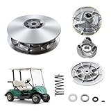 Orle Oko Golf Cart Secondary Driven Power Clutch Kit with Spring for Yamaha Golf Cart G2 G8 G9 G11 G14 G16 G20 G21 G22 G28 1985-2007, Metal Surface Drive Clutch