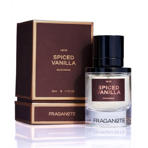 Image of Spiced Vanilla Eau De Parfum Unisex 50ML | Warm & Spicy Gourmand Vanilla Perfume For Man & Women | Long-Lasting Fragrance with Cinnamon, Cardamom, Caramel & Vanilla Notes | Perfect for Winter Evenings, Festive Nights & Date Wear