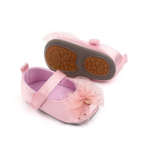Infant Girls Single Shoes Mesh Bowknot First Walkers Shoes Toddler Sandals Princess Shoes Sandals for Girls Toddler4