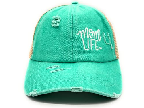 Gorra Trucker Bordada Mom Life Ajustable para Mujer miniatura 2