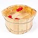 Produktbild Haushalt Geschenk Holz Fußbäder Becken Fußbad Barrel Massivholz Natur verdicken Fuß Becken Holzeimer Foot Spa Tub Haushalt Schlaf, Improve Haushaltsartikel Dekoration