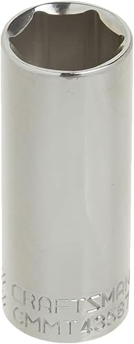 Miniatura 3 de CRAFTSMAN Dado Profundo, SAE, Impulsor de 14 Pulgadas, 916 Pulgadas, 6 Puntos (CMMT43587)