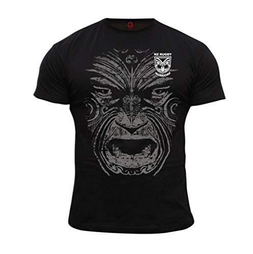 Dirty Ray Rugby New Zealand Warriors t-Shirt Homme KRB4 (M)