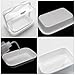 PACKOVE Multi-use Small Lens Care Tray for Rgp Hard Contact Lenses, Reusable Washing Accessory and Sturdy Storage Organizer for Clinic and Home Use