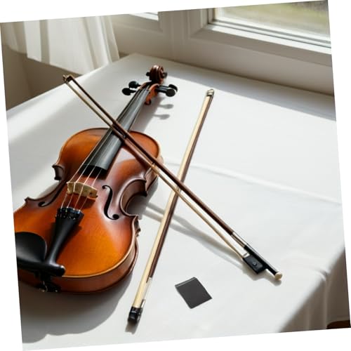 MUSISALY 4 Sztuki Częściowy Wygodnych Ochraniaczy Smyczek Do Wiolonczeli i Altówki z PU Skóry Wspierający Prawidłową Postawę i Komfort Gry dla Początkujących Muzyków