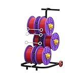 Generisch Robuster Kabeltrommelhalter und -Spender, Drahtspulenwagen aus Stahl für Gewerbe und Industrie, Drahtspulenwagen und -aufwickler für den Elektrofachhandel, langlebige Kabelmanagementlösung