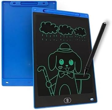 Writing Tablet 10 Inç Lcd Dijital Kalemli Çizim Yazı Tahtası Grafik Not Yazma Eğitim Tableti CK97 Mavi