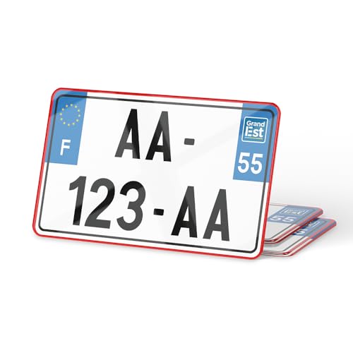 Plaque Immatriculation Moto 210x130mm - Plexoretto