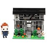 Halloween Movie Building Set – Horror House & Figure, Toy Building Blocks Compatible with Lego, Collectible for Horror Fans & Adults, Creative DIY Display Toy