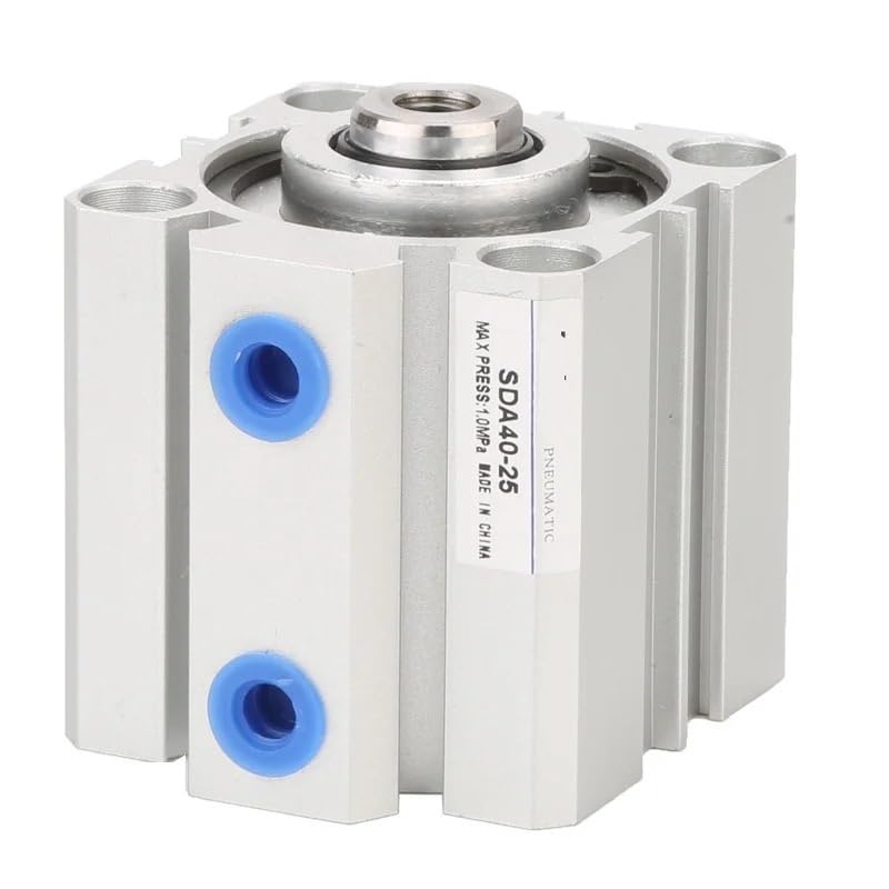 Mini vérin pneumatique compact SSA 12mm alésage course 60mm à ressort intégré - 5
