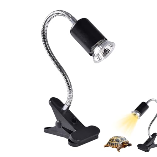 doyandader Lámpara Térmica para Reptiles | Lámpara Para Tortugas | UVB Antisalpicaduras Duradera para Acuarios Terrarios Interior Exterior Jaulas de Serpientes y Tortugas