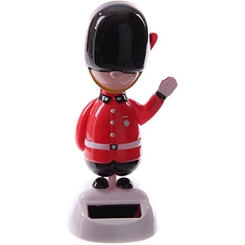 Puckator Novelty London Guardsman Solar Pal - Home Office Table Desk Dashboard Car Decor Decoration - Gift Ideas - Gifts for Teenage Old Boy Girl Dad Mums - Powered Kids Toys Toy Figure Figures Cover