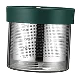【Dimensioni compatte】Misura 3,15 pollici x 3,15 pollici x 2,99 pollici, Vaso per la pulizia offre un design salvaspazio ma spazioso che è comodo per te
