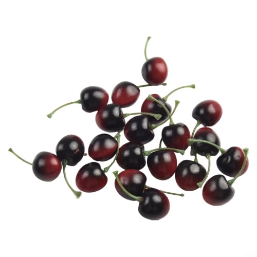 Lebensechte künstliche Obstmischung für Küchenschüssel (Kirsche) — Empfehlung für Frischer Obstsalat