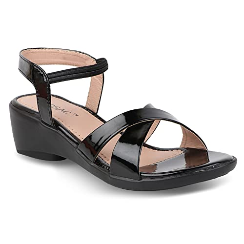 Image of MOSAC Women's /Girls Stylish & Comfortable Wedge Platform Heel Sandals for Women & Girls