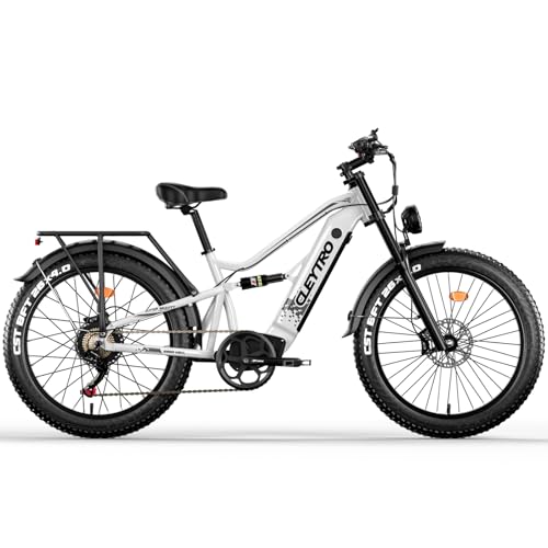 Miniatura 2 de Bicicleta Eléctrica Tifgalop, Bicicleta Eléctrica Todoterreno De 26 Pulgadas, Bicicleta Eléctrica Unisex Para Adultos, Suspensión Total, 7 Velocidades, Batería De 52 V 19 Ah, Alcance De Hasta 45-90 Km