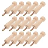 Stabilité accrue : dotés de supports en bois avec une base à visser, ces supports de porte-manteau en bois s’ancrent fermement, ainsi la sécurité des crochets et des supports même pour les objets lourds. supports muraux en bois pour suspendre des vêtements. supports de style shaker en bois
