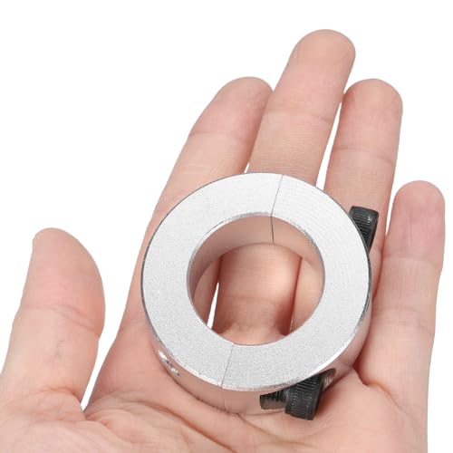 Collares de eje doble dividido de aluminio de 28 mm por sourcing map, pack de 4 unidades 5