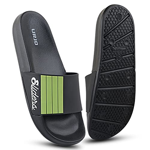Image of URJO Kids's Sliders /Slippers Lightweight Super Flexible Arch Support Durable Anti Skid & Stylish Dailywear Sliders /Slippers for Boy's & Girl's