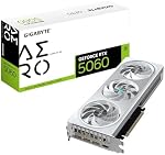GIGABYTE GeForce RTX 5060 AERO OC 8G Carte graphique, 8GB 128-bit GDDR7, PCIe 5.0, WINDFORCE Système de refroidissement, GV-N5060AERO OC-8GD Carte vidéo