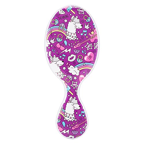 Wet Brush Squirt Detangler Hair Brushes - Llama Happy Hair - Mini Detangling Brush With Ultra-Soft Intelliflex Bristles Glide Through Tangles With Ease - Pain-Free Comb For All Hair Types #TOP7