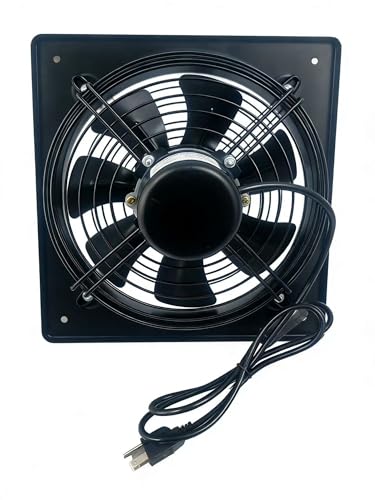 Ventilador de extracción para ventana (ventilador industrial de 12 pulgadas, 720 CFM, 1460 RPM) | Ventilador de ventilación montado en pared para sótano, garaje, oficina y uso comercial miniatura 2