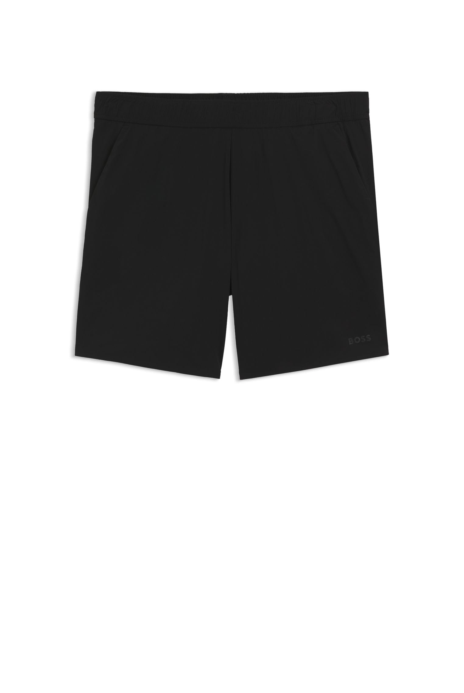 BOSS Herren S Active Move 2in1 Zweilagige Active Shorts aus schnell trocknendem Gewebe