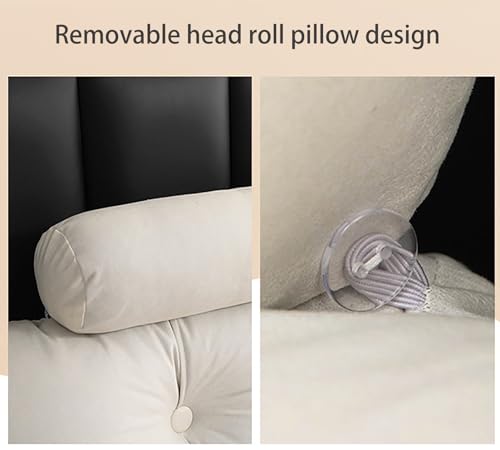 Coussin de lecture de qualité supérieure ZTGL avec housse lavable orange - 7