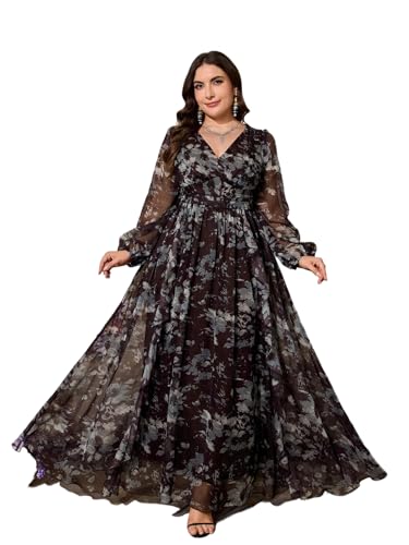 Image of TOLEEN Women's Plus Size Sequin Dress Luxurious Style Formal Cocktail Evening Party Maxi Dresses