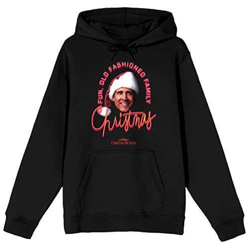 Bioworld Christmas Vacation Old Fashioned Family Christmas Men's Black Sweatshirt-