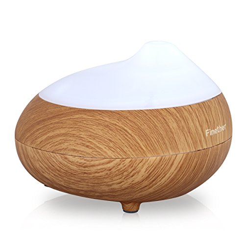 Ultraschall Luftbefeuchter Duftzerstäuber Duft/ Aroma Diffuser mit LED Farbwechsel Ätherische Öle Aromatherapy Diffusor Vernebler Raumbefeuchter Raumluftbefeuchter Luftbefeuchtungsgeräte 110ML